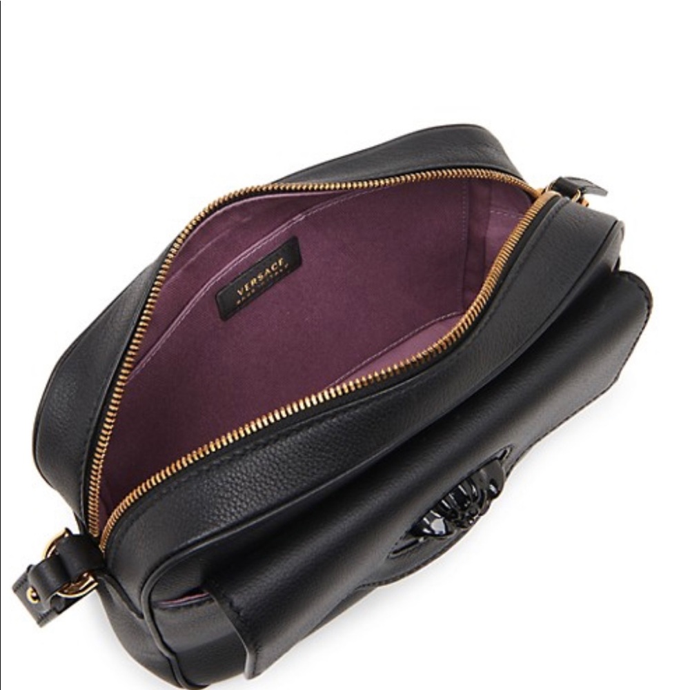 New Versace La Medusa Leather Camera Bag - Baby Pink - Picture 7 of 8